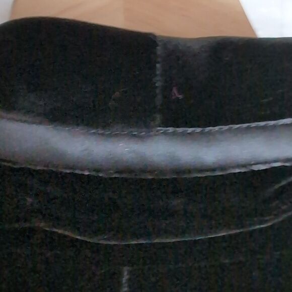 Luxury Silk Blend Black Velvet Blazer with Bow Accent Ribbon Detailing Size 6 - Picture 8 of 15